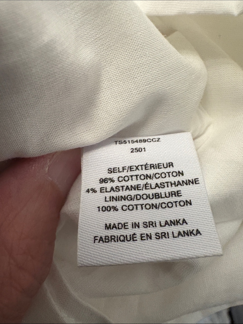 Derek Lam 10 Crosby Poplin Runched Midi Sleeveless Shirtdress Soft white SZ 8 - Picture 9 of 9